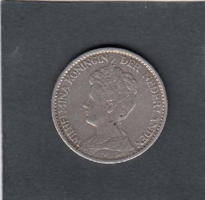 Beschrijving: 1 Gulden WILHELMINA